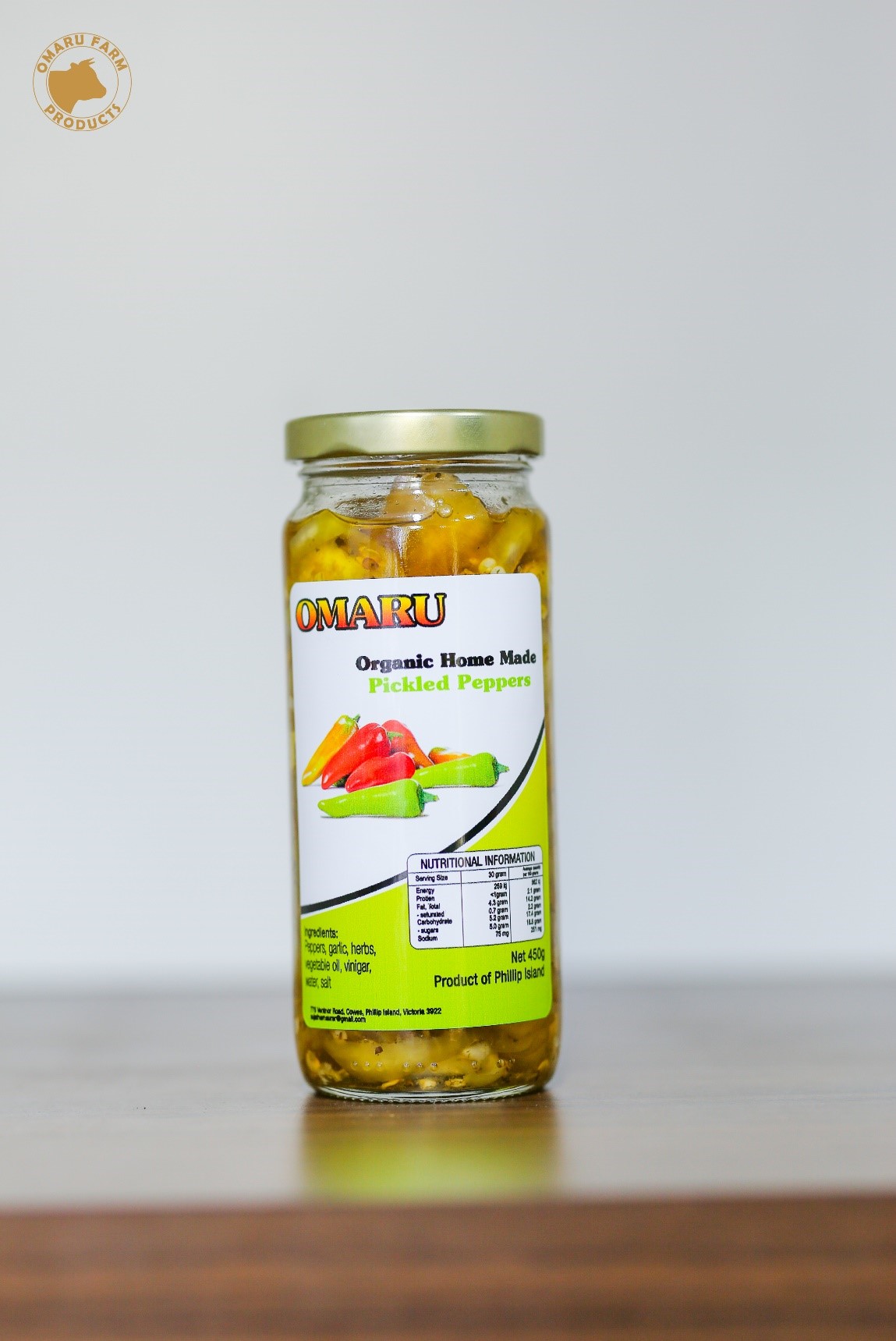 Organic Homemade Pickled Peppers